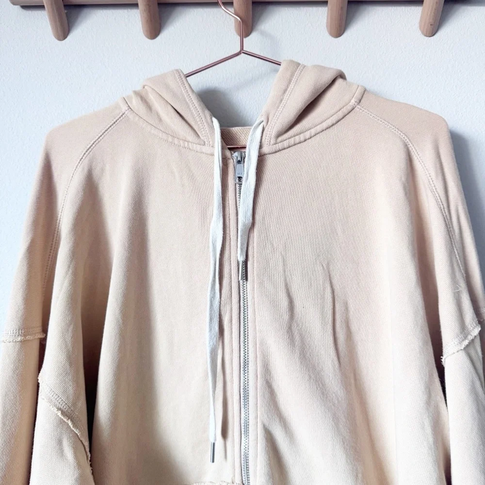 Aerie Down to Earth Cozy Yellow Hoodie - Picture 3 of 13